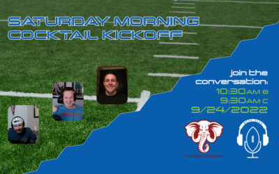 Saturday Morning Cocktail Kickoff 9/24/22