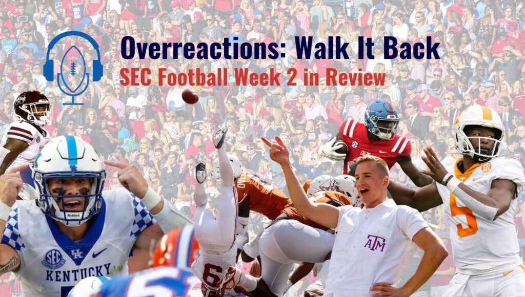SEC Football players and a Texas A&M Dude Cheerleader