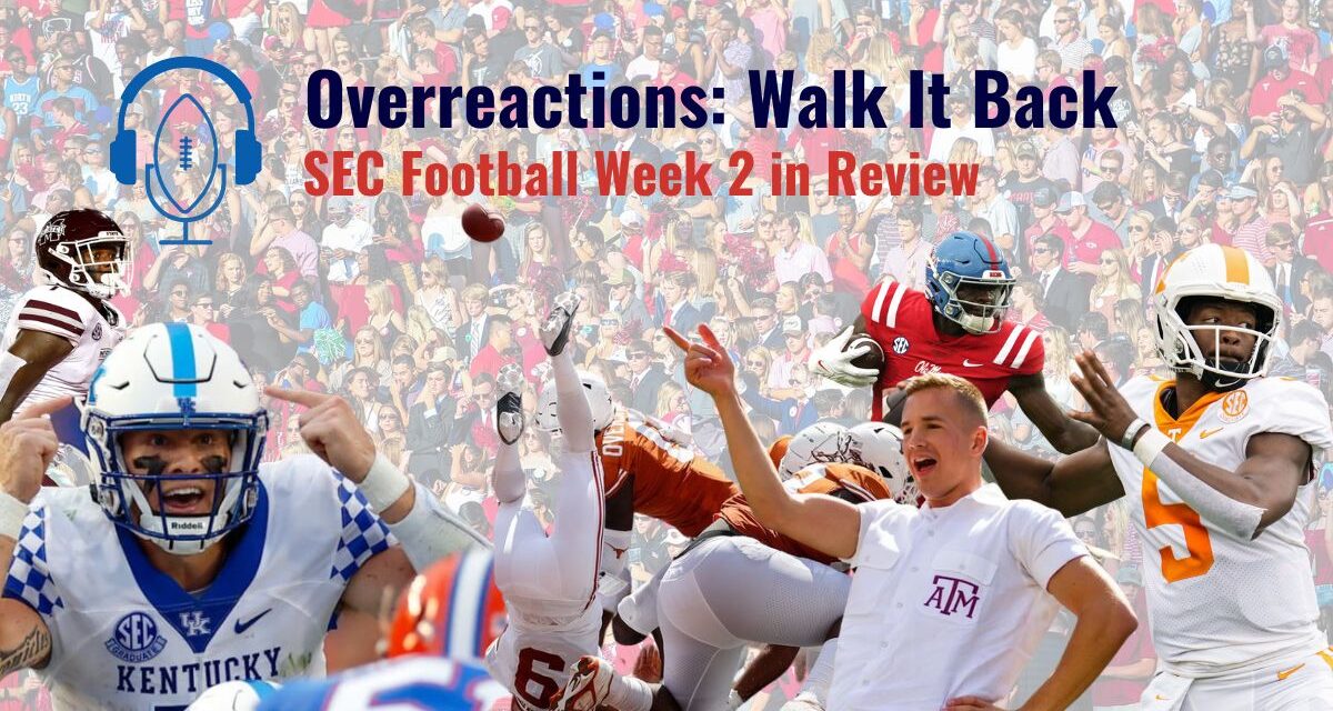 Overreactions: Walk It Back